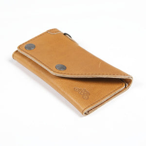 Portefeuille Cuir Lisse Tan