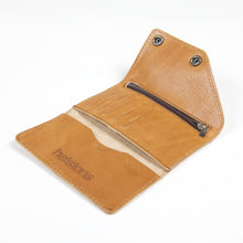 Portefeuille Cuir Lisse Tan