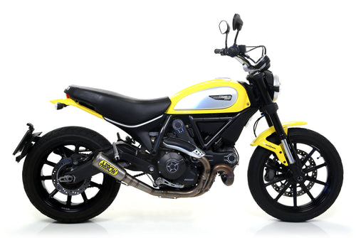 DUCATI SCRAMBLER '15 TITANIUM PRO-RACING SILENCER + TITANIUM LINK PIPE FOR