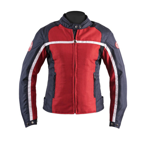 DAYTONA FEMME Textile Mesh Rouge-Bleu