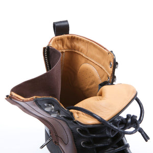 TRAVEL Cuir Aniline Noir-Marron