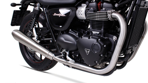 Triumph Street Twin - header (2-2) no cat.