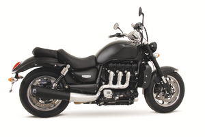 Triumph Rocket III Roadster - slip on with aluminium end cap