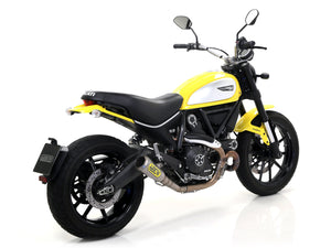 DUCATI SCRAMBLER '15 TITANIUM PRO-RACING SILENCER + TITANIUM LINK PIPE FOR